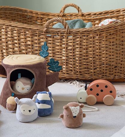 Sebra Pull Along Toy - Wood - The Ladybug Luca