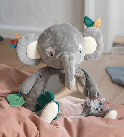 Sebra Activity Toy - The Elephant Finley - Grey