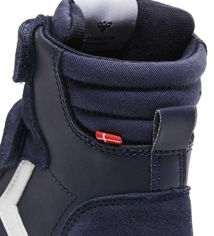 Hummel Stígvél - Slimmer Stadil Leather High Jr. - Peacoat