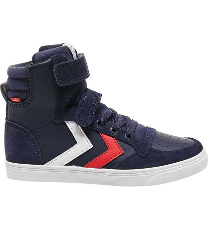 Hummel Stígvél - Slimmer Stadil Leather High Jr. - Peacoat