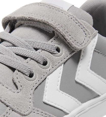 Hummel Skór - Slimmer Stadil Leather Low Jr. - Alloy