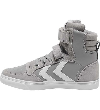 Hummel Stígvél - Slimmer Stadil Leather High Jr. - Alloy