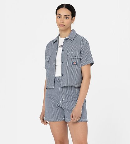 Dickies Shirt - Hickory per Hickory - Blue/White Striped