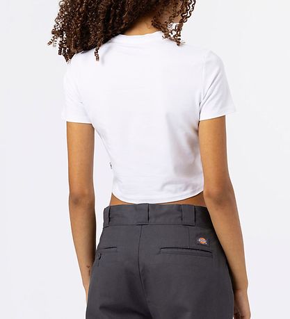 Dickies Stuttermabolur - Maple Dalur Tee - Hvítur
