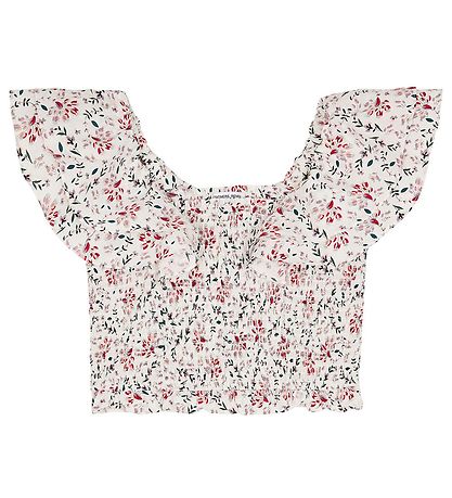 Designers Remix Topp - Sandrine - White Flower Print