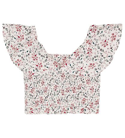 Designers Remix Topp - Sandrine - White Flower Print