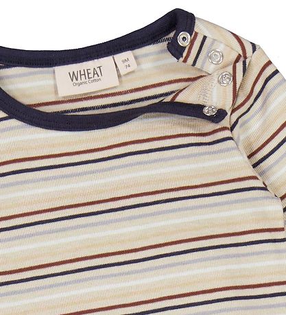 Wheat Bodysuit /s - Plain - Multi Stripe