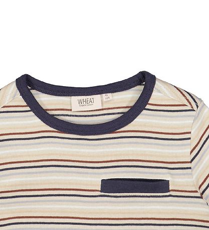Wheat T-Shirt - Bazen - Multi Stripe