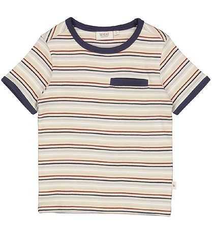 Wheat T-Shirt - Bazen - Multi Stripe