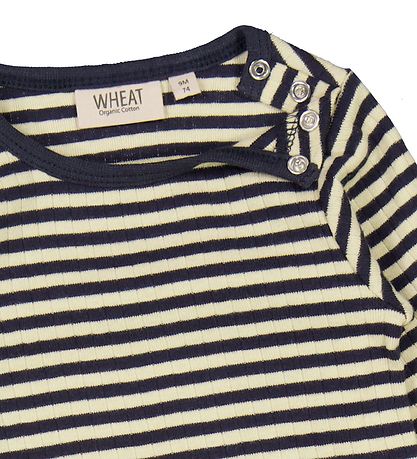 Wheat Bodysuit /s - Plain - Midnight Stripe