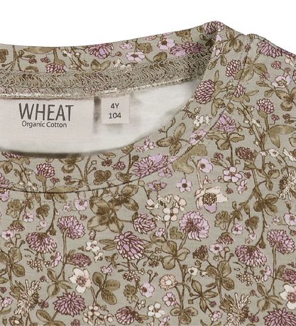 Wheat Jurk - Jersey - Emilie - Fossiele bloemen