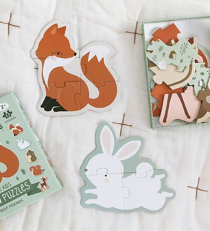 A Little Lovely Company Jigsaw Puzzle - 5-I-1 - Forest Friends