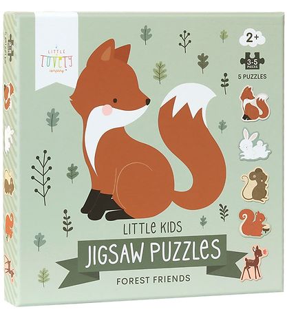 A Little Lovely Company Jigsaw Puzzle - 5-I-1 - Forest Friends