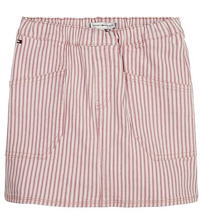 Tommy Hilfiger Kjol - Denim Järnvägen - Pinkstripe