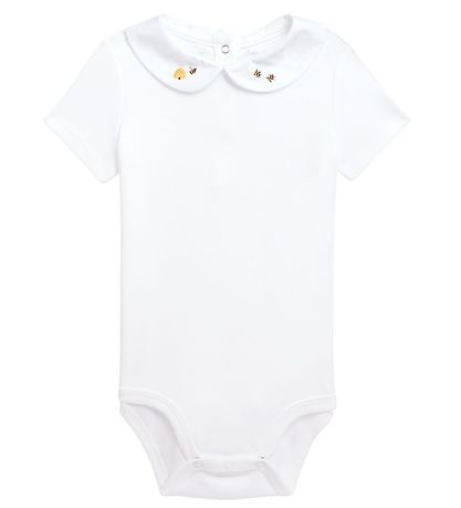 Polo Ralph Lauren Samfella k/æ - Barn Safn - Hvítar M. Býflugur