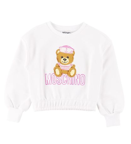 Moschino Sweat Set - White/Pink w. Print/Sequins