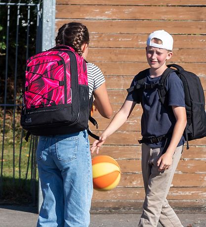 Jeva School Backpack - Survivor - Pink Lightning