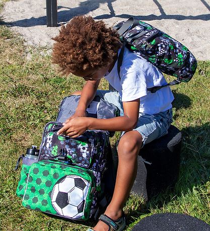 Jeva School Backpack - Beginners - All Ball - Black/Green