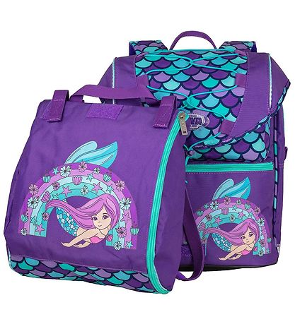 Jeva School Backpack - Intermediate - Rainbow Mermaid