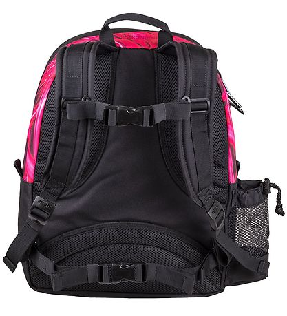 Jeva School Backpack - Square - Pink Lightning