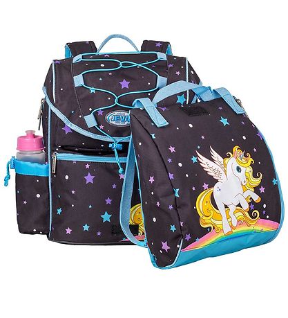 Jeva School Backpack - Intermediate - Golden Unicorn