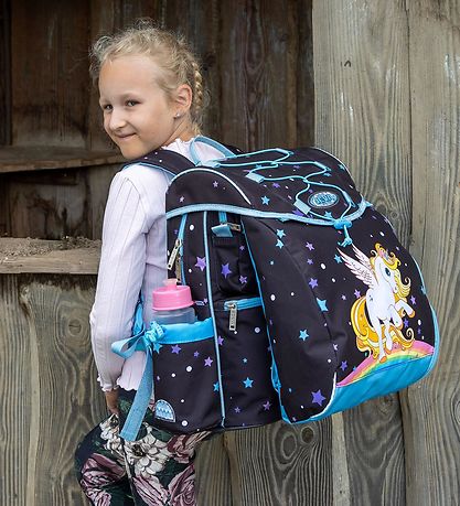 Jeva School Backpack - Intermediate - Golden Unicorn