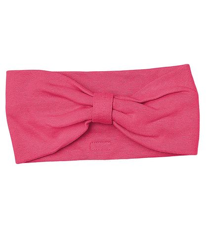 Racing Kids Headband w. Bow - 2-layer - Cherise