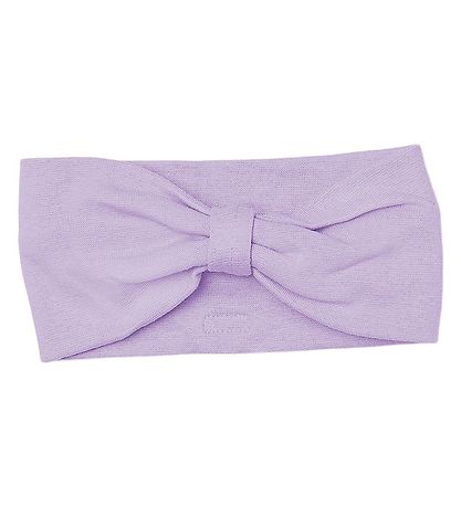 Racing Kids Headband w. Bow - 2-layer - Lavender