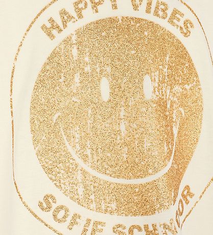Petit Town Sofie Schnoor T-shirt - Sand w. Goldcoloured Print