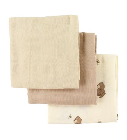 That's Mine Muslin Cloths - Bora Muslin - 3-Pack - Bees Duck Bea