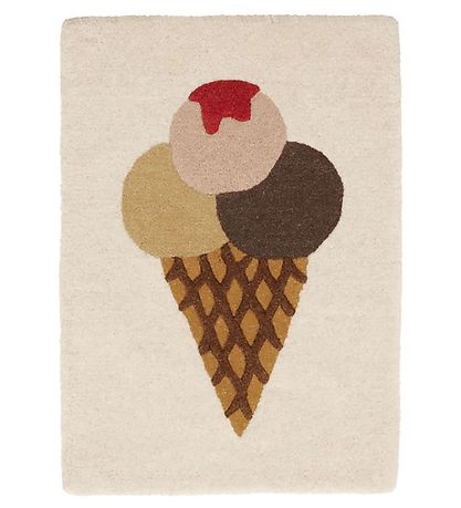 OYOY Wandteppich/Teppich - 45x65 cm - Ice Cream