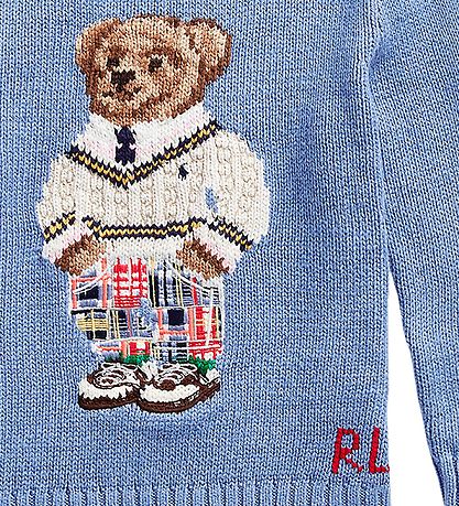 Polo Ralph Lauren Blouse - Knitted - Watch Hill - Blue w. Soft T