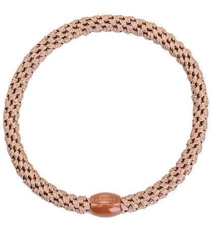 Kknekki Elastiset hiuspannat - 6 kpl - Lima - Ruskea/Beige/Kulta