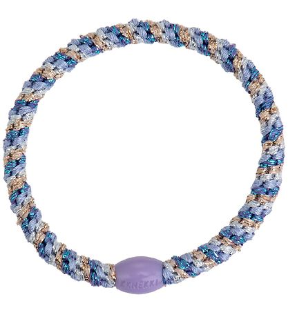 Kknekki Elastiset hiuspannat - 6 kpl - lima - Valkoinen/Violetti
