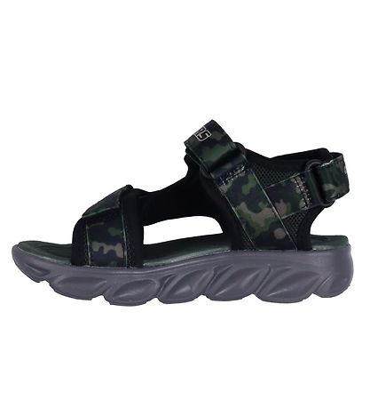 Skechers Sandalar M. Ljós - dáleiðsla-Splash - Black