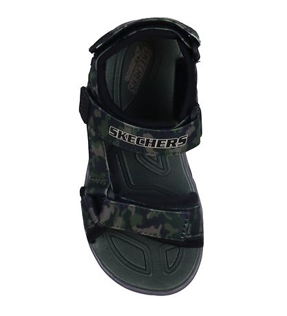 Skechers Sandalar M. Ljós - dáleiðsla-Splash - Black