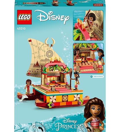 LEGO Disney Princess - Moana's Wayfinding Boat 43210 - 321 Part