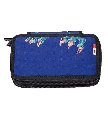 Jeva Pencil Case w. Contents - Twozip - Dinosaur