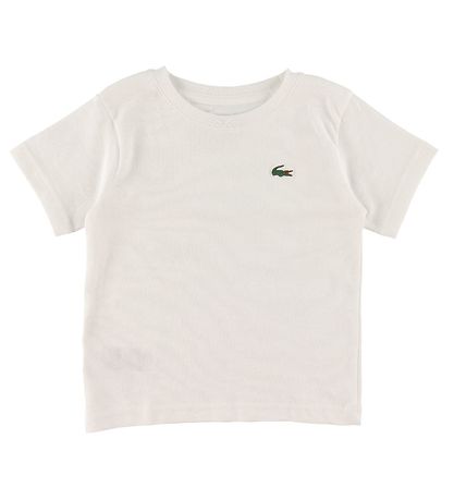 Lacoste Stuttermabolur - Hvítt
