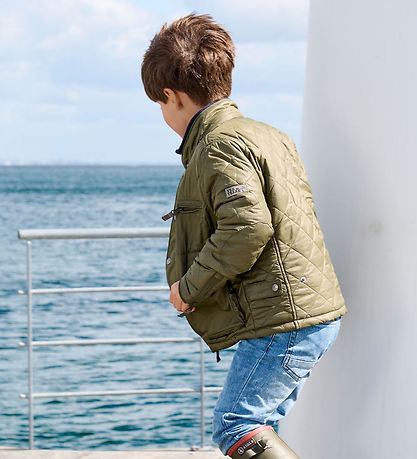Ver de Terre Puffer Jacket - Dark Moss