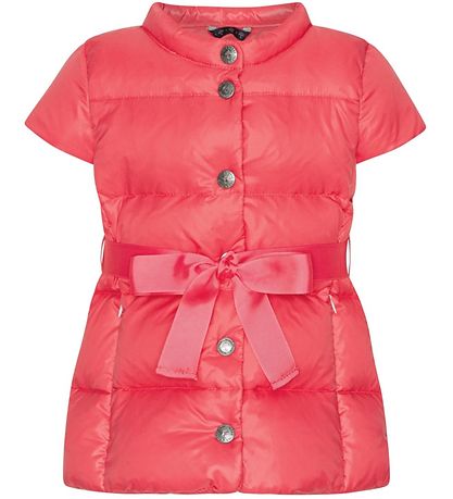 Ver de Terre Down Gilet w. Belt - Flamingo