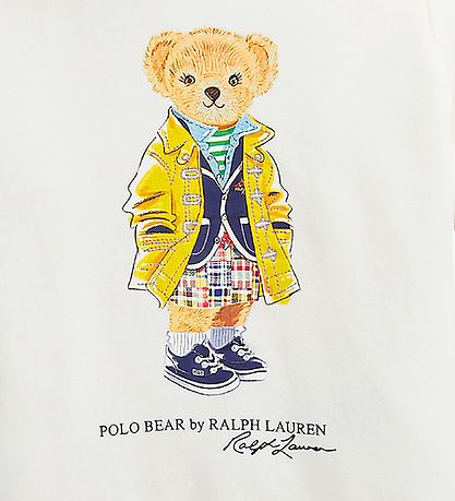 Polo Ralph Lauren Hoodie - Watch Hill - White w. Soft Toy