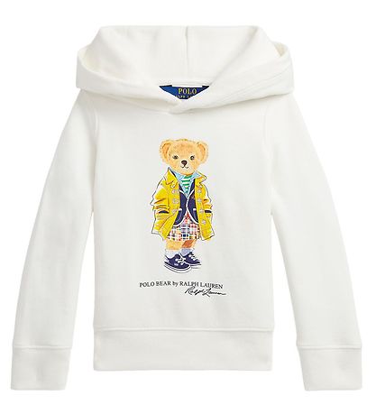 Polo Ralph Lauren Hoodie - Watch Hill - White w. Soft Toy