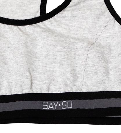 Say-So Topp - Gråmelerad