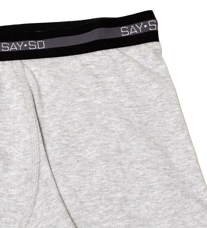 Say-So Boxers - Grey Melange