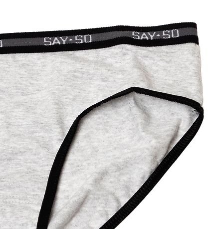 Say-So Knickers - Grey Melange