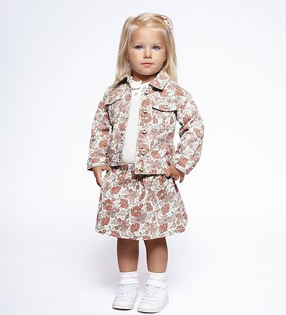 Hust and Claire Jacket - Ely - Whisper w. Floral print