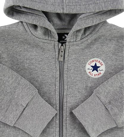 Converse Cardigan - Grey Heather