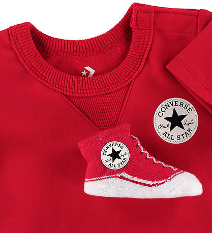 Converse Set Summer Romper Socks Red White KW IE