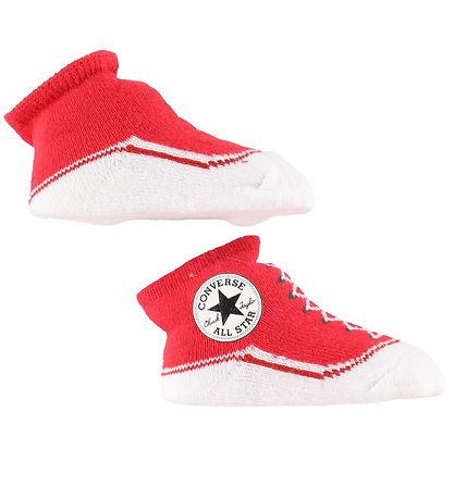 Converse Set - Sommerstrampler/Socken - Rot/Weiß